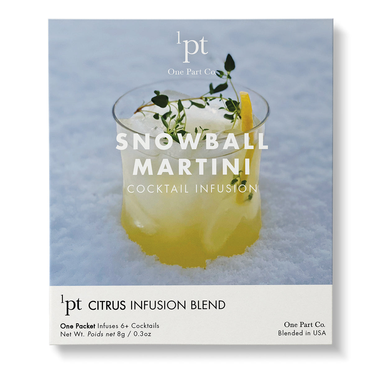 One Part Co. 1pt Snowball Martini Cocktail Infusion (Regular)