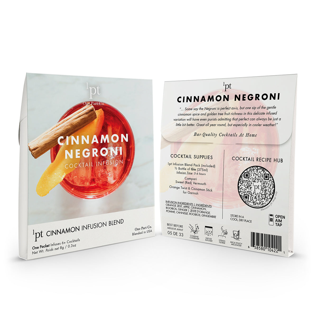 1pt Cocktail Infusion Pack | Cinnamon Negroni