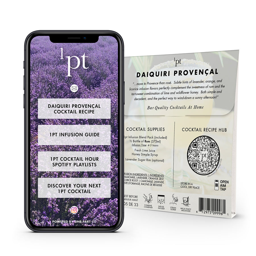 1pt Cocktail Infusion Pack Daiquiri Provencal One Part Co