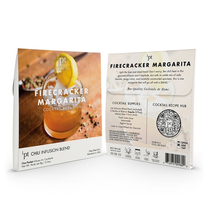 Firecracker Margarita 1pt cocktail infusion spicy margarita mix
