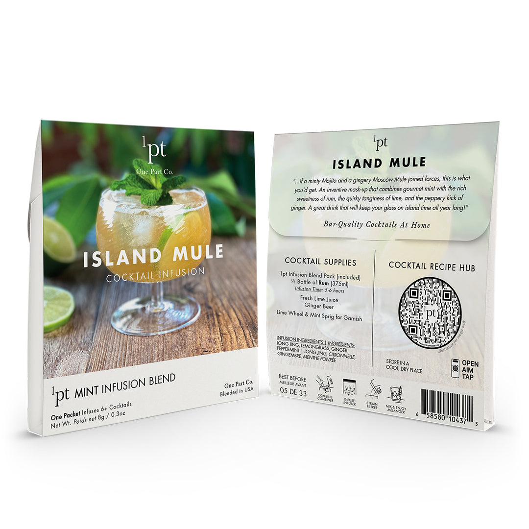 Classic Mule Alcohol Infusion Cocktail Kit Infuse Vodka, Rum or Gin 